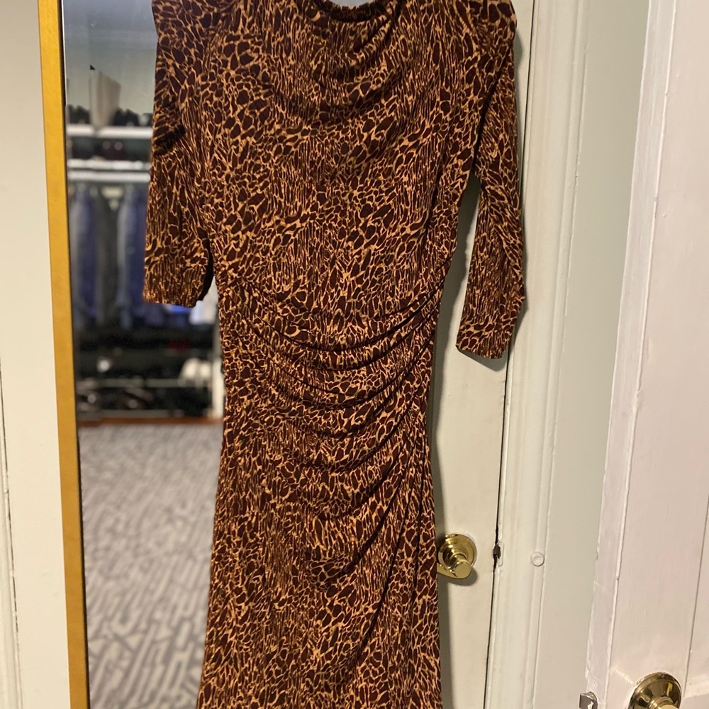 Spandex cotton ruched sexy mint condition dress